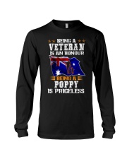 Father's Day - Veteran - Poppy Long Sleeve Tee tile