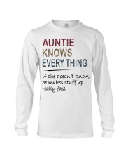 Auntie Knows Everything Long Sleeve Tee tile
