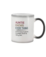 Auntie Knows Everything Color Changing Mug tile