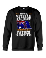 Father's Day - Veteran - Father Crewneck Sweatshirt tile