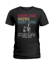 Father's Day - Biker Dad Ladies T-Shirt tile