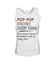 Pop - Pop Knows Everything Unisex Tank tile