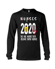 Nurses 2020 The one where they became super heroes Long Sleeve Tee tile