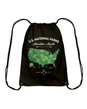 US National Park Adventure Awaits Drawstring Bag tile