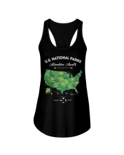 US National Park Adventure Awaits Ladies Flowy Tank tile