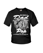 Being a Dad is an honor being a Pop is priceless Youth T-Shirt tile
