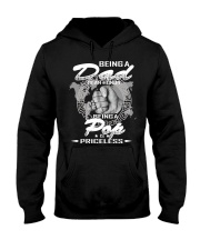 Being a Dad is an honor being a Pop is priceless Hooded Sweatshirt tile