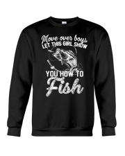 Fishing Girl Crewneck Sweatshirt tile