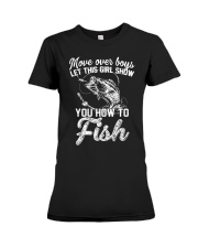Fishing Girl Premium Fit Ladies Tee tile