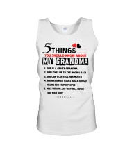 5 things - Grandma Unisex Tank tile