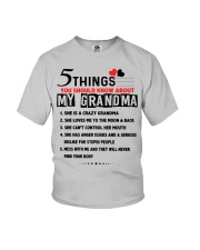 5 things - Grandma Youth T-Shirt front