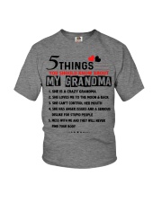 5 things - Grandma Youth T-Shirt tile