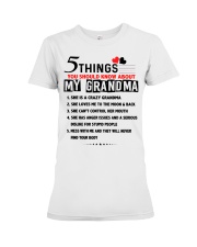 5 things - Grandma Premium Fit Ladies Tee tile