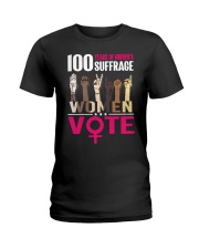 100 Years Women's Suffrage Ladies T-Shirt tile