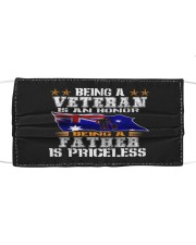 Being a Veteran is an honor being a Father is - Mask tile