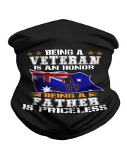 Being a Veteran is an honor being a Father is - Neck Gaiter tile