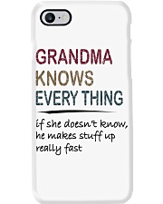 Grandma Knows Everything Phone Case tile