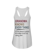 Grandma Knows Everything Ladies Flowy Tank tile