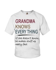 Grandma Knows Everything Youth T-Shirt tile
