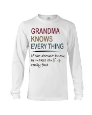 Grandma Knows Everything Long Sleeve Tee tile