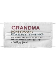 Grandma Knows Everything Mask tile