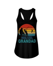 Father's Day - Fishing Grandad Ladies Flowy Tank tile