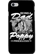 Being a Dad is an honor being Poppy is priceless Phone Case tile