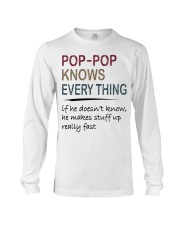 Pop - Pop Knows Everything Long Sleeve Tee tile