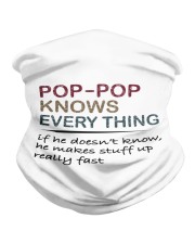Pop - Pop Knows Everything Neck Gaiter tile