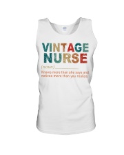 Vintage Nurse Unisex Tank tile