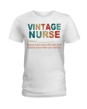 Vintage Nurse Ladies T-Shirt tile