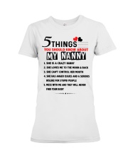 5 things - Nanny Premium Fit Ladies Tee tile