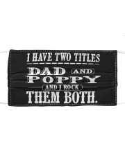 I have two titles dad and poppy Mask tile