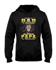Being a Dad is an honor being a Papa is priceless Hooded Sweatshirt tile