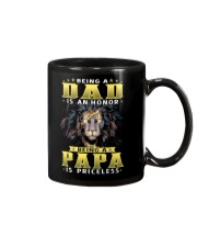 Being a Dad is an honor being a Papa is priceless Mug tile