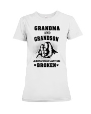 Grandma and Grandson Premium Fit Ladies Tee tile