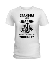 Grandma and Grandson Ladies T-Shirt tile