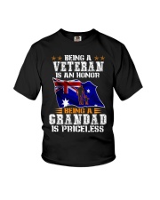 Being a Veteran is an honor being a Grandad is - Youth T-Shirt tile