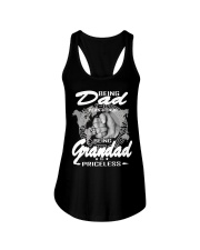Being Dad is an honor being Grandad is priceless Ladies Flowy Tank tile