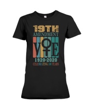 19TH Amendment - VOTE - Celebrating 100 Years Premium Fit Ladies Tee tile