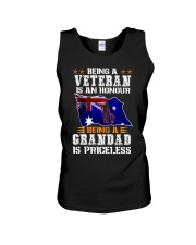 Father's Day - Veteran - Grandad Unisex Tank tile