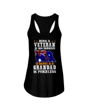 Father's Day - Veteran - Grandad Ladies Flowy Tank tile