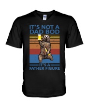 It's not a Dad Bod It's a father figure V-Neck T-Shirt tile