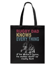 Father's Day Rugby Dad Tote Bag tile
