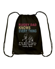 Father's Day Rugby Dad Drawstring Bag tile
