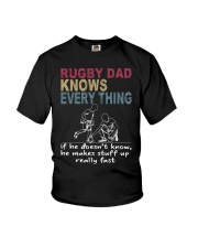 Father's Day Rugby Dad Youth T-Shirt tile
