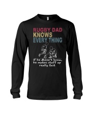 Father's Day Rugby Dad Long Sleeve Tee tile