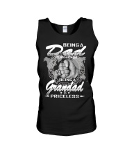 Being a Dad is an honor being Grandad is priceless Unisex Tank tile