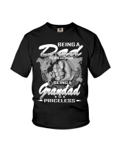 Being a Dad is an honor being Grandad is priceless Youth T-Shirt tile