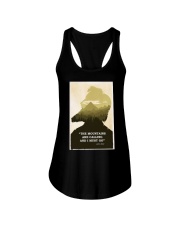 The Mountains are calling and I must go Ladies Flowy Tank tile